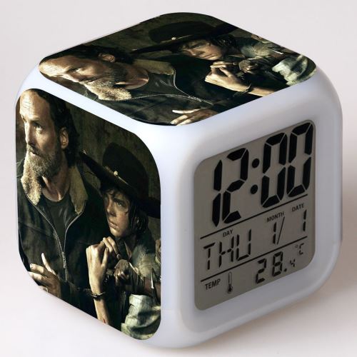 Stack Multicolore Réveil Enfant Led Multifonctionnel Coloré Cadeau - The Walking Dead #13