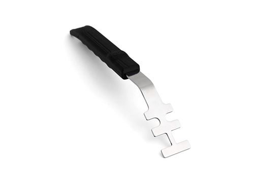 Broil King Barbecue/Barbecue Accessoires, Narrow Grille Lifter, acier inoxydable, 27 x 5 x 5 cm, 60745