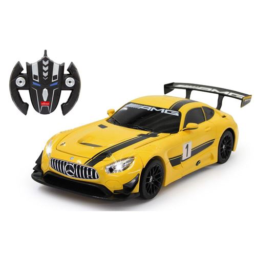 Rastar RC Mercedes-AMG GT3 Transformateur 2,4 GHz 1:14 jaune