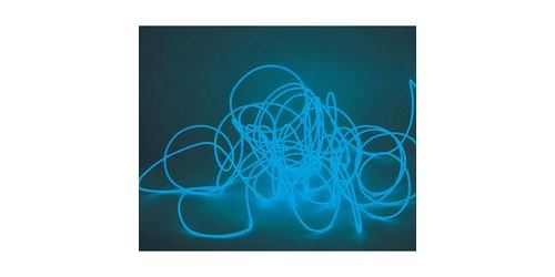 Cordon lumineux 2mm- longueur 2m bleu