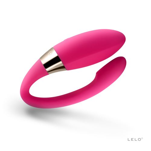 LELO NOA Masseur Intime Haute Qualité pour Couple, Vibreur de luxe, Cerise
