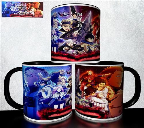 Mug collection design - Black Cover Burakku kuroba 345