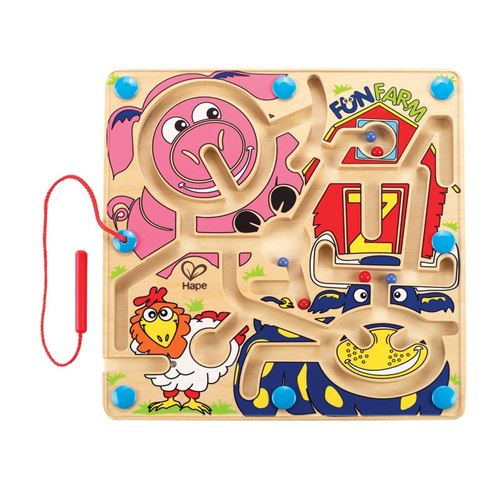 Hape jeu d'adresse Fun Farm 25.4 cm