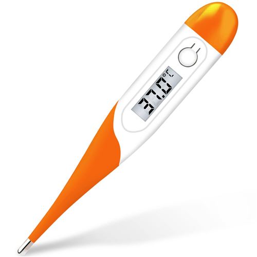 Thermomètre Medical Numérique Rectale Buccal Axillaire Aisselle LCD – Daffodil HPC400 – Température Fièvre Adulte Enfant Bébé