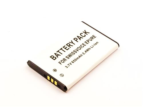 Battery Swissvoice ePure, Li-ion, 3,7V, 650mAh, 2,4Wh