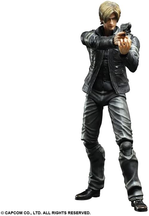 Resident Evil 6 Play Arts Kai Non Scale Pre-painted Pvc Figure: Leon S. Kennedy