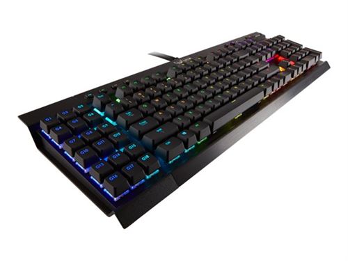Clavier de jeu mecanique Corsair Gaming K95 RGB Cherry MX Red Clavier Achat prix fnac