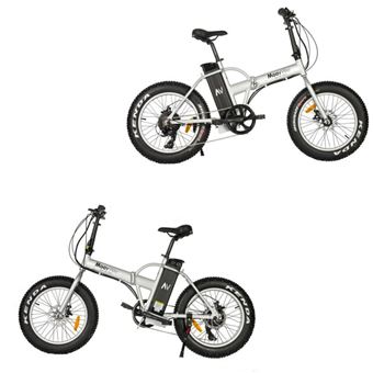 Velo A Assistance Electrique Adulte Vae Fatbike Pliable 36 Volt Gris Ville Et Tout Terrain Gros Pneus Velo Electrique Achat Prix Fnac
