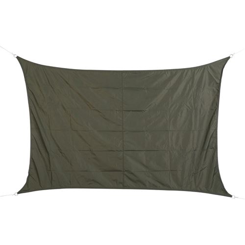 Voile d'ombrage Curaçao 3x4 m gris
