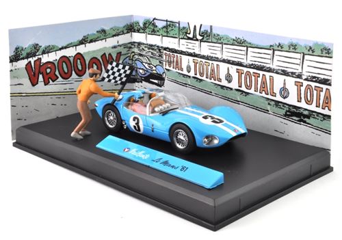 Michel Vaillant Le Mans 1961 - 1/43 Ixo Voiture + Figurine + Decor V1