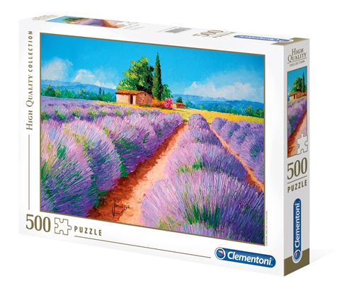 Clementoni puzzle Lavande 500 pièces