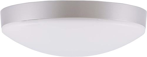 Inolight 282231-5000 Plafonnier, Aluminium, 23 W, Argent, 27.8 x 27.8 x 8.2 cm [Classe énergétique A++]