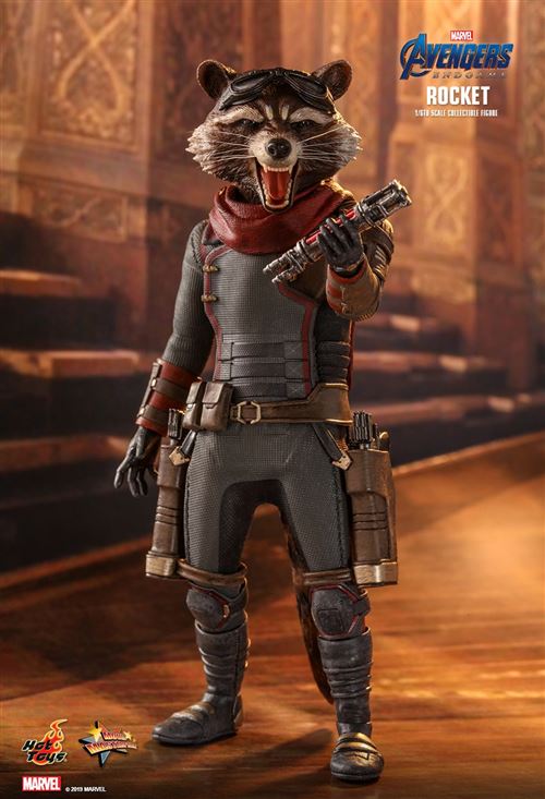 Marvel rocket toy top