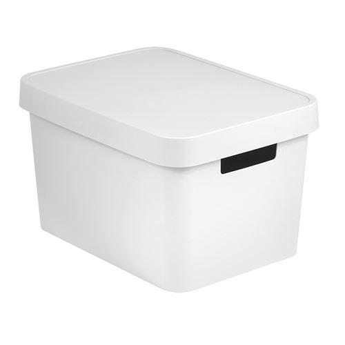 Non Communiqué Blanc Boîte De Rangement Avec Couvercle Curver Infinity 17L - Image 1