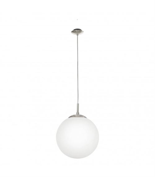 Generique Suspension Rondo 1 Ampoule Nickel Satiné Diamètre 30 Cm - Image 3