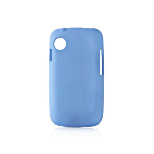 Coque rigide bleue clair toucher gomme pour Wiko Ozzy