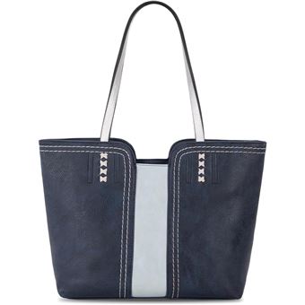 DESIGN - Sac à main satiné avec poignée supérieure à boules dorées et bandoulière amovible