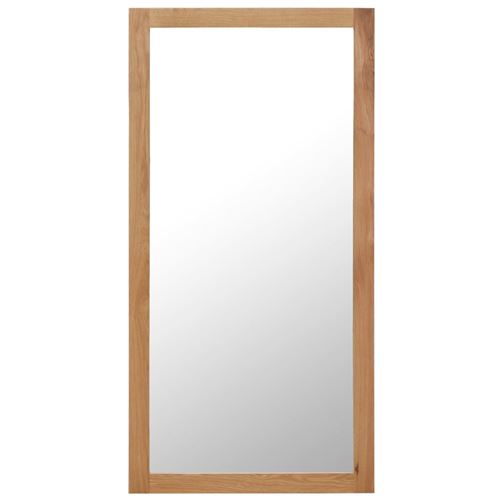 vidaXL Miroir 60 x 120 cm Bois de chêne massif