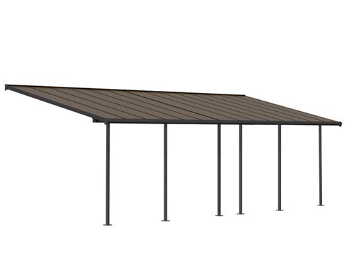 Pergola 25.8m² gris anthracite Palram 705604