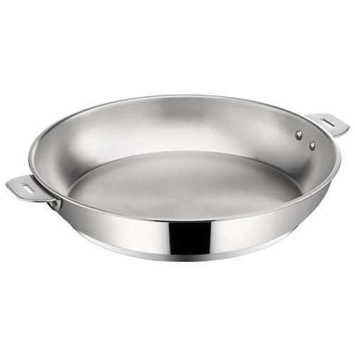 Non Communiqué Inox Poêle Salvaspazio+ 30 Cm En Acier Ydable - Lagostina - Argent