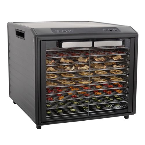 Déshydrateur Excalibur Sélect 10 plateaux Inox - DH10SCSS13