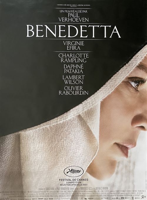 Affiche de Cinéma Originale - Benedetta - 2021 - Virginie Efira - 120x160cm