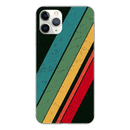 Coque en silicone imprimée compatible Apple iPhone 11 Pro Grunge