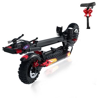 Trottinette électrique Pliable FREEBOY J11MAX 11" Moteur 1200W 48V 18AH Autonomie 35–45 km, tout-terrain 11”, Noir - 1