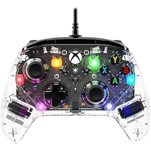 HyperX Clutch Gladiate - Gaming - manette de jeu - filaire - clair - pour PC, Microsoft Xbox One, Microsoft Xbox Series S, Microsoft Xbox Series X