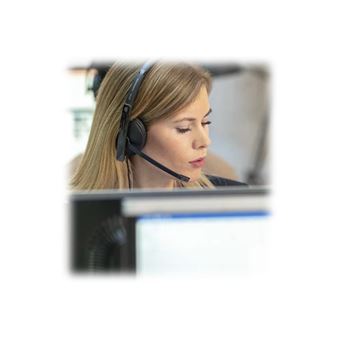 EPOS ADAPT 135T USB II - ADAPT 100 Series - micro-casque - sur-oreille - filaire - USB, jack 3,5mm - noir - Certifié pour Microsoft Teams, Optimisé pour la CU - 1