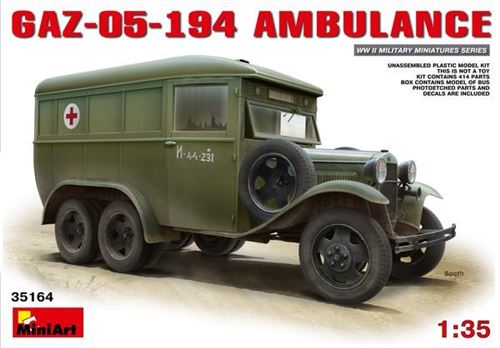 Gaz-05-194 Ambulance - 1:35e - Miniart