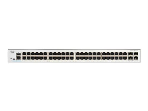 Cisco Catalyst 1200-48T-4G - Commutateur - C3 - intelligent - 48 x 10/100/1000Base-T + 4 x 1 Gigabit Ethernet SFP+ - Montable sur rack
