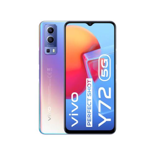 Smartphone Vivo Y72 5G V2046 6.5 Fhd+ Mediatek Dimensity 700 8Go 128Go Android 11 Lueur De Rêve
