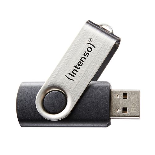 Intenso - Clé USB - Basic Line - 16 Go - USB 2.0 - Noir et Argent - Image 3