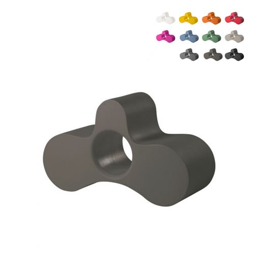 Banc Design Table Moderne Modulable Extérieur Bar Jardin Wheely Slide, Couleur: Marron