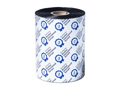 Non Communiqué Noir Brother Standard - 110 Mm X 600 M - Ruban D'impression (Pack De 6) - Pour Brother Tj-4520Tn, Tj-4522Tn