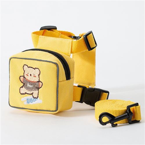 Comparer les prix de Harnais Chat avec Laisse et Sac à Dos Lapin Mignon FONGWAN Réglable pour Chiot Chaton de Petite et Moyenne Taille, M - Jaune