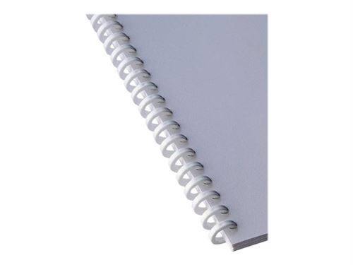 GBC ClickBind - 12 mm - 34 anneaux - A4 (210 x 297 mm) - 95 feuilles - blanc - 50 unités peine Click de reliure
