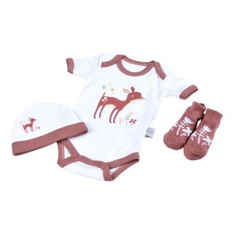 Set Cappellino E Calzini 100 % Cotone Bianco MAYORAL