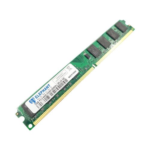 Barrette Mémoire 2Go Ram Ddr2 Elephant Memory Low Dimm Pc2-6400 2Rx16