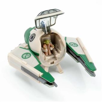 Figurine du vaisseau Yoda Starfighter Star Wars Micro Galaxy