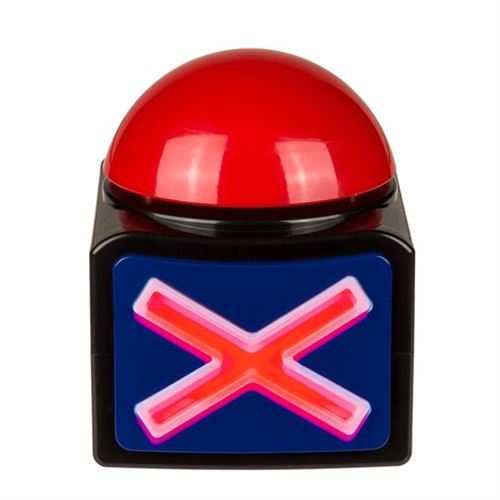 Noir rouge - Buzzer de réponse de jeu avec lumière, alarme sonore, bouton  de jeu, Quiz Got Brazy ent Buzzer, - Cdiscount Jeux - Jouets