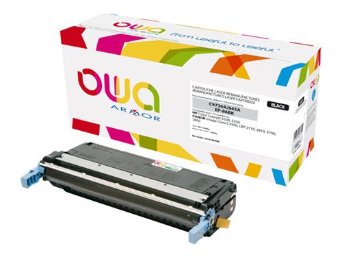 Armor - Zwart - aansluitbaar - tonercartridge - voor HP Color LaserJet 5500, 5550