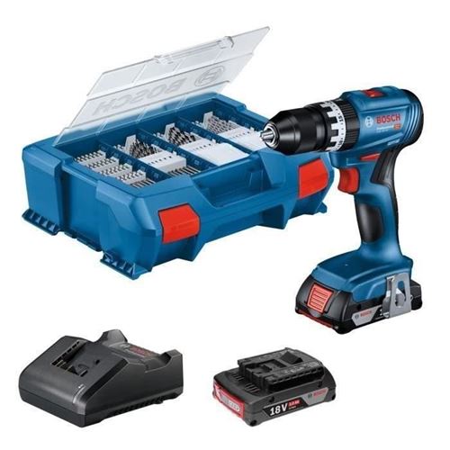 Bosch Professional Perceuse-Visseuse À Percussion Sans Fil Gsb 18V-45 06019K3306 Li-Ion Brushless - Image 3