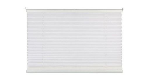 65435 ajustable-klemmfix store tissu plissé tendu fixation à serrage sans perçage blanc moderne 60 x 130 cm blanc
