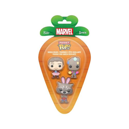 Funko Marvel - Pack 3 Figurines Pocket Pop! Gotg 4 Cm - Image 3
