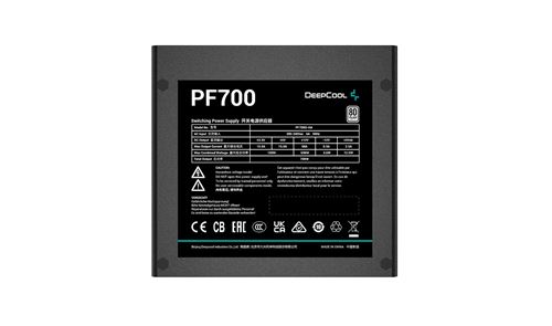 Alimentateur DeepCool PF700 700W ATX 12V V2.4 80 PLUS Whit Noir - Image 3
