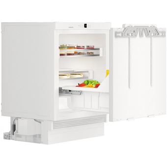 Ce refrigerateur Integrable tout utile, a ouverture tiroir, propose un volume utile de 132 L sur une hauteur de niche 82 cm, a installer sous plan de travail. De finition Premium, son equipement interieur en verre et ABS blanc possede un eclairage LED.