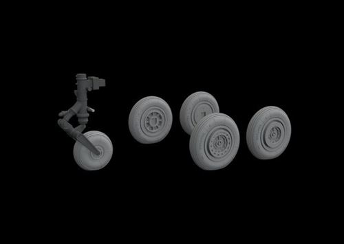Eduard Mig-17 Wheels For Airfix - 1:72E - Accessories - Image 2