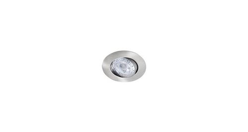 Non Communiqué Spot Led Encastré K8 Orientable - 8W - 3000K - 680Lm - Rond - Dimmable - Avec Ampoule - Nickel